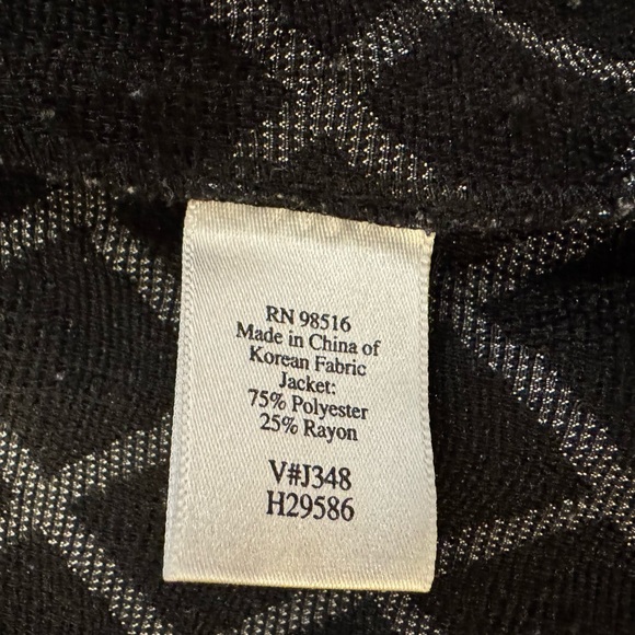 Coldwater Creek lightly quilted silver jacket, size 1x - Picture 4 of 8